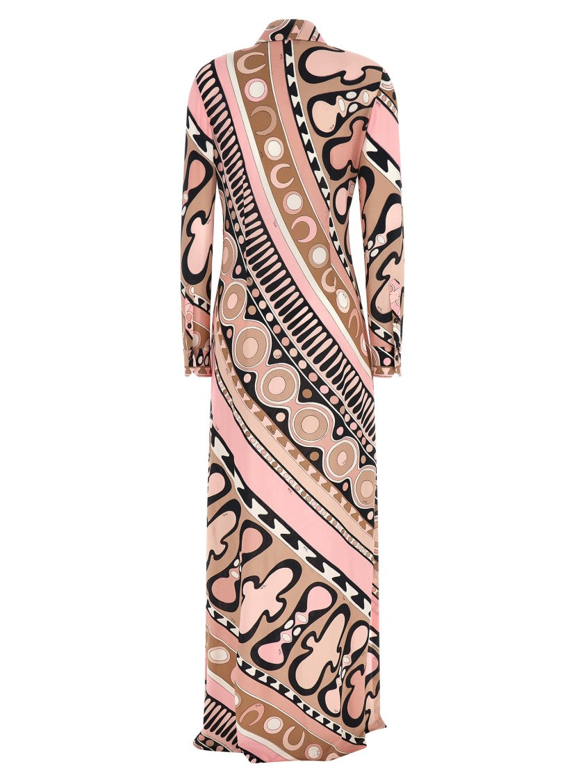 Emilio Pucci Soleil' Print Chemisier Dress