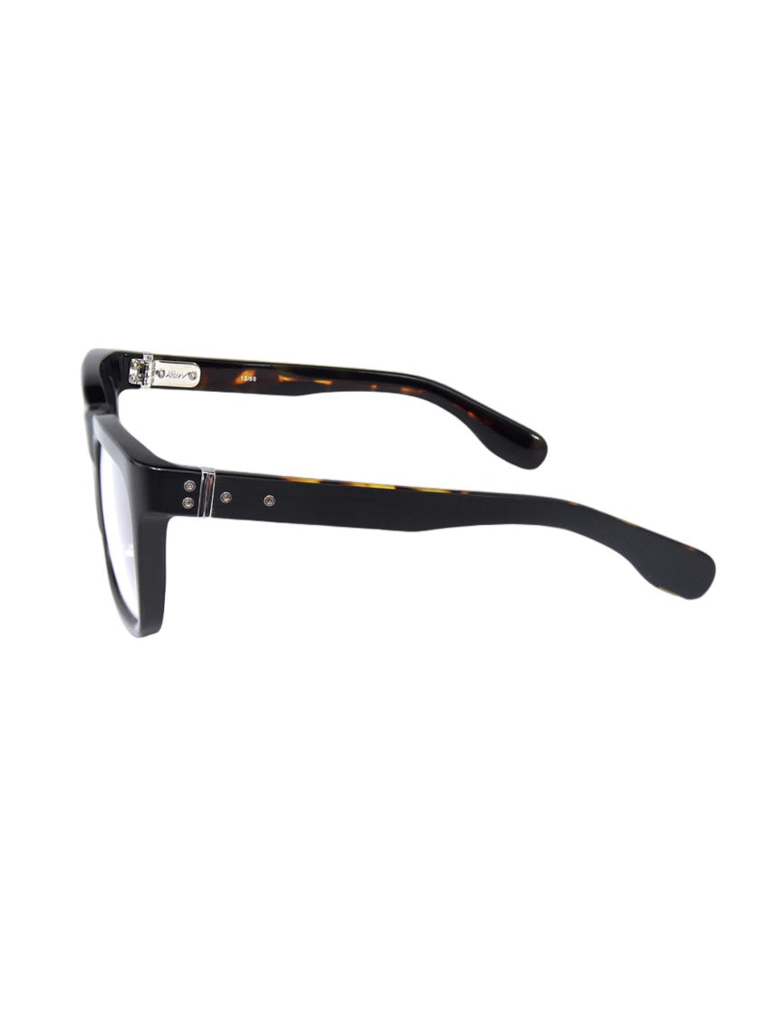 Kiurv Black Acetate Celluloid 135 Mm Optical Frames
