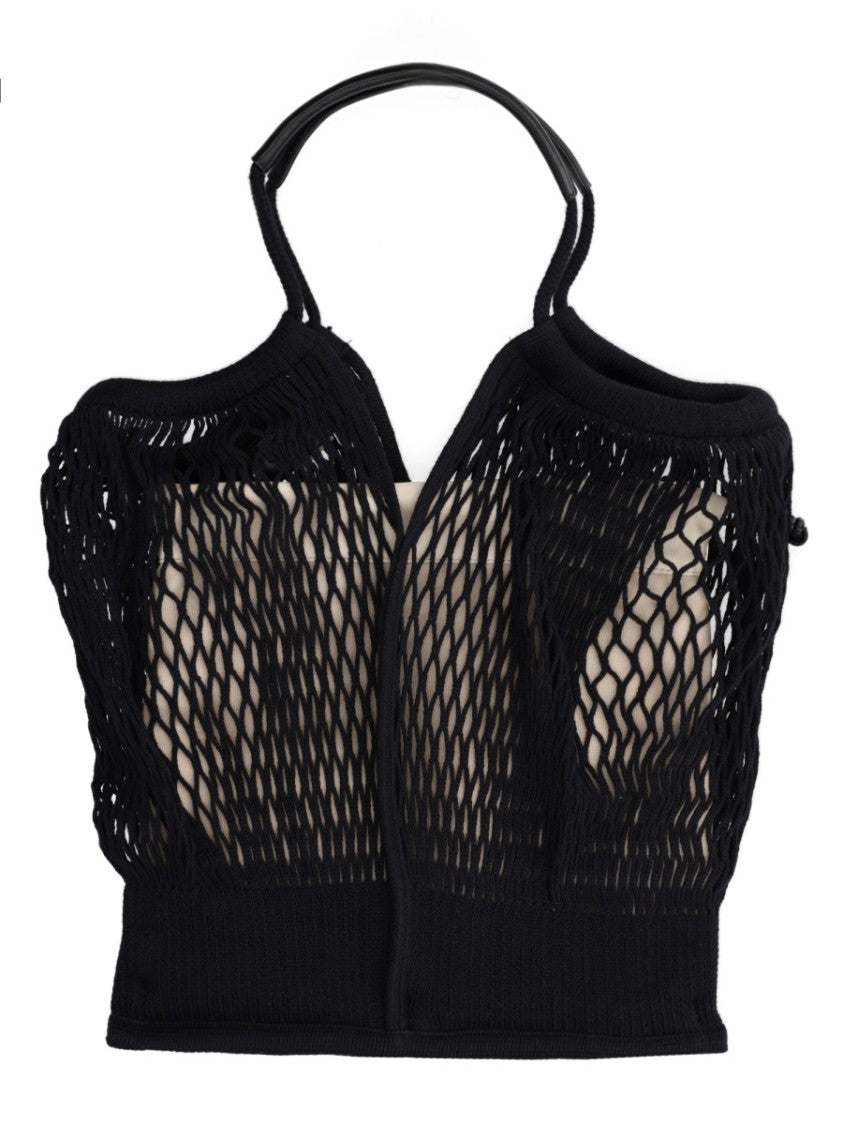 Hereu Calella Flit Open-Weave Netted Tote Bag