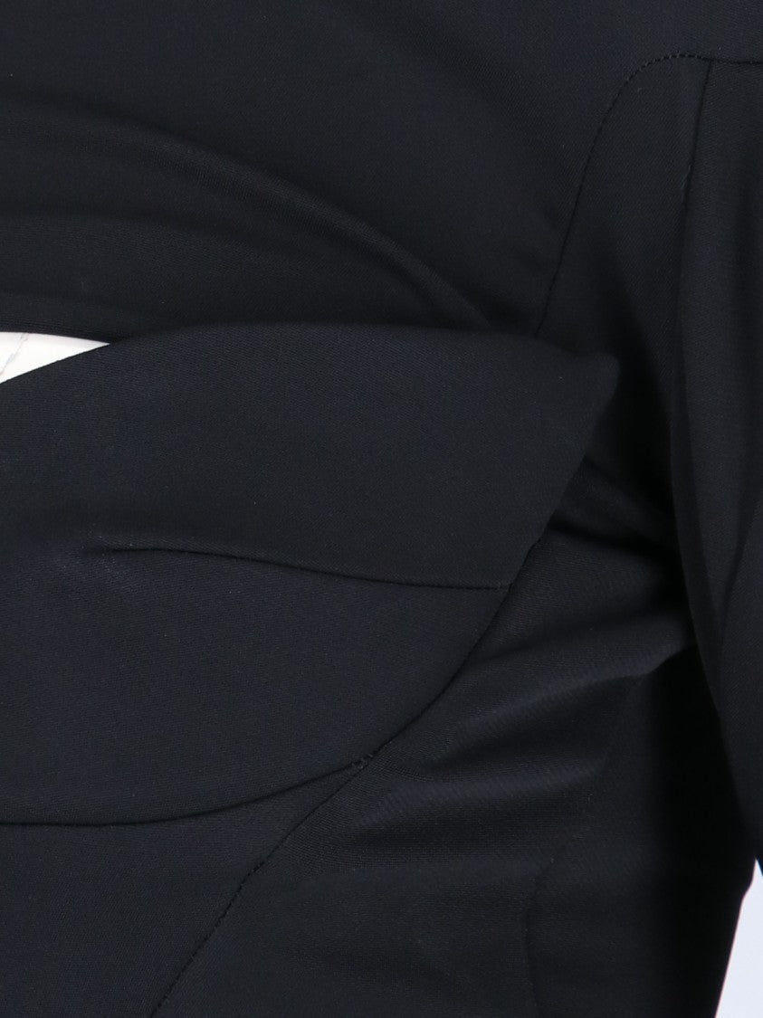 Mugler "Mini Cut-Out" Dress – Black