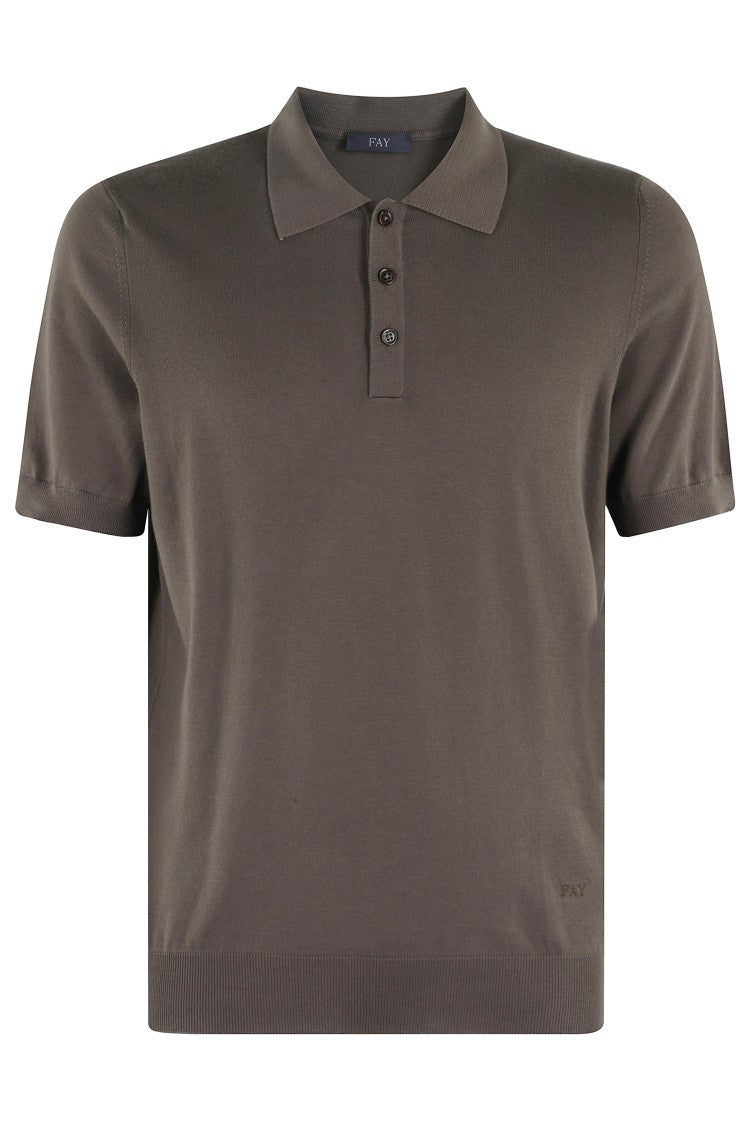 Fay Classic Cotton Knit Polo