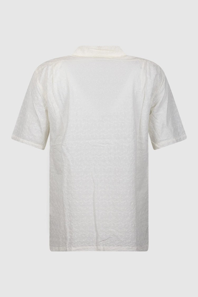 Mc2 Saint Barth Off-White Americane Short-Sleeved Shirt