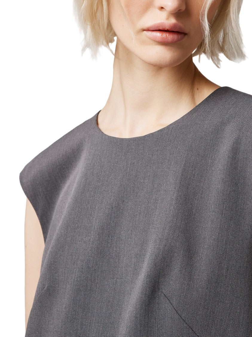 Alpha Studio Layered Hem Mini Dress