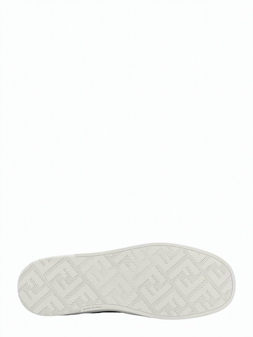 Fendi Low-Top Sneakers With Leather And Suede Paneling