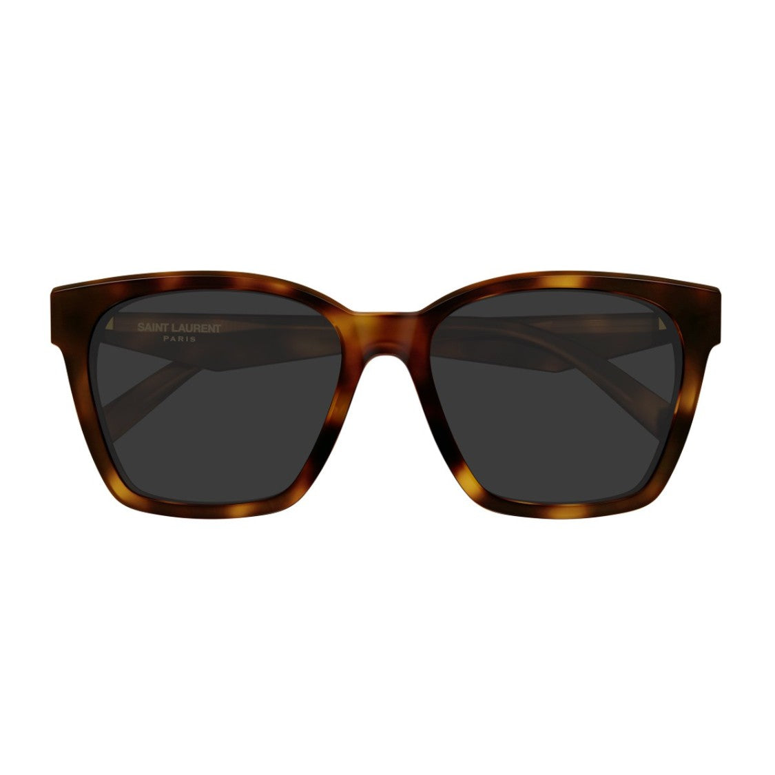 Saint Laurent Havana Linea Monogram Recycled Acetate Cat-Eye Sunglasses
