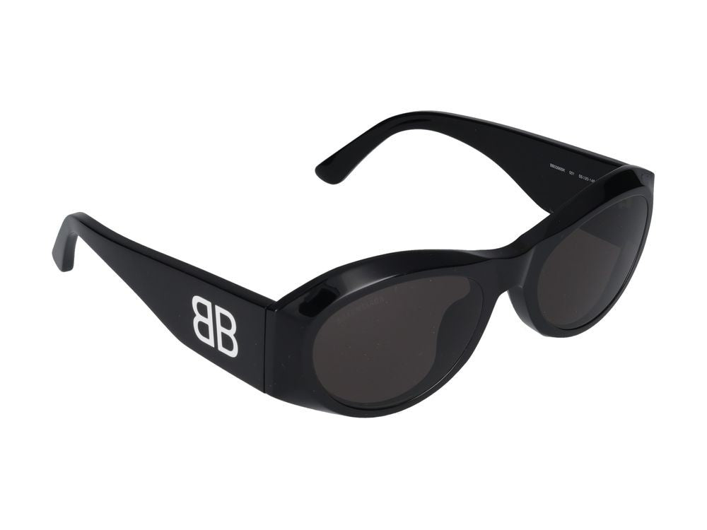 Balenciaga Sunglasses Bb0396sk 001 Black Black Grey 55/20/145