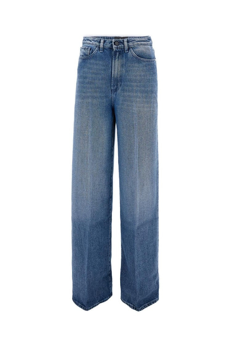 3X1 Wide-Leg Denim Jeans With Classic Five-Pocket Design