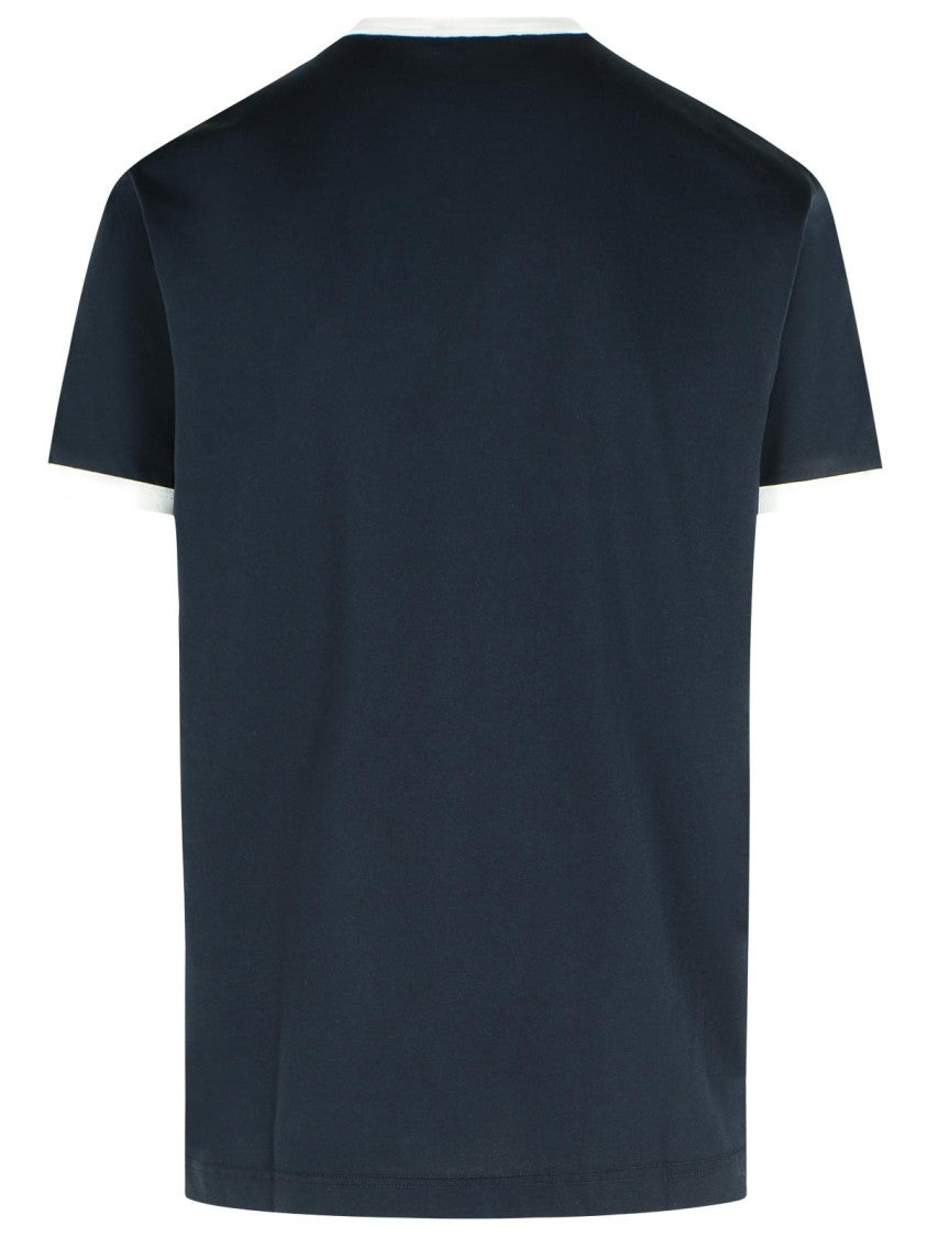 Dolce & Gabbana Navy Cotton T-Shirt
