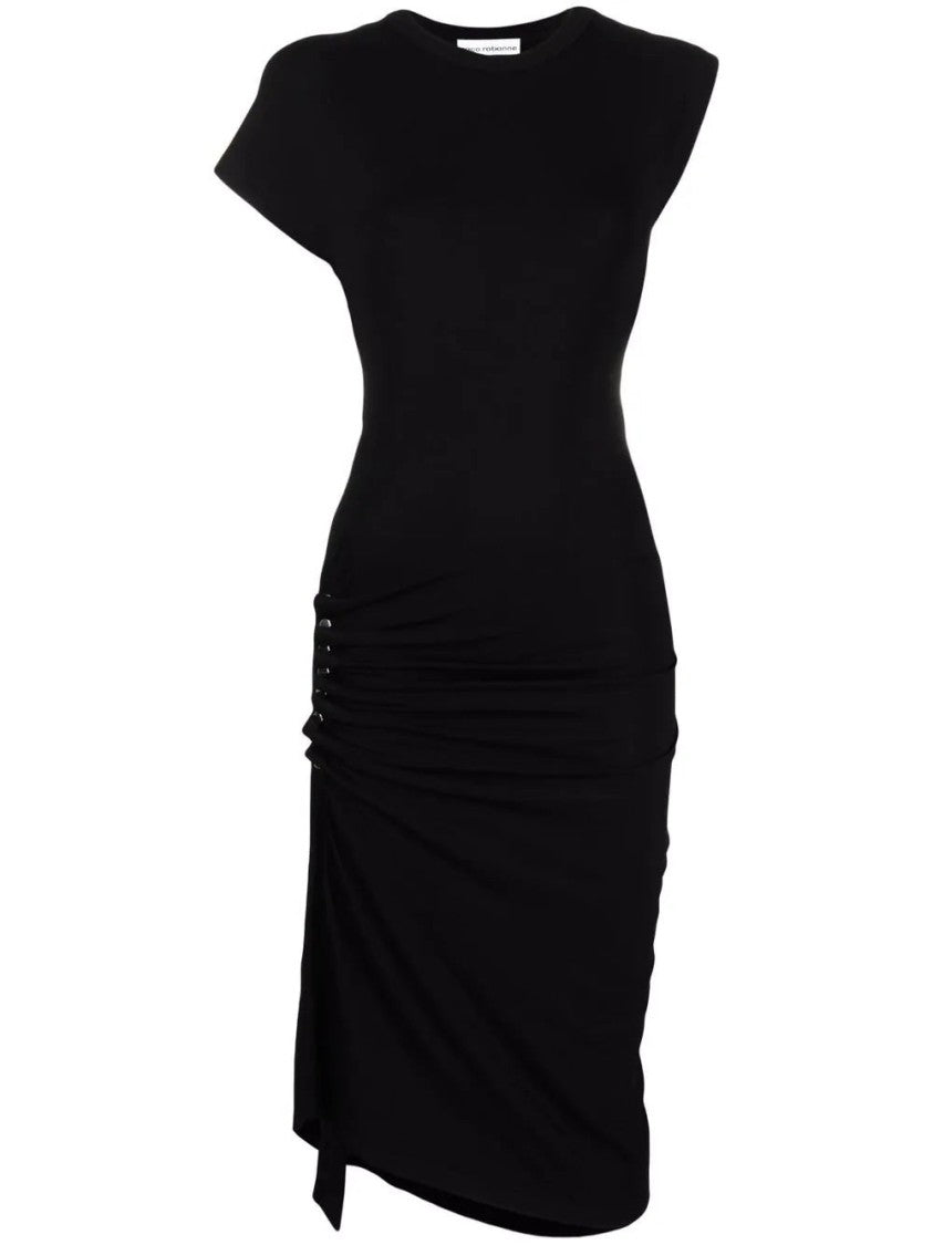 Paco Rabanne Short Sleeve Midi Dress