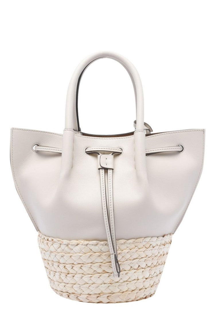 Tod's Structured White Bag With Clean Minimalist Design
