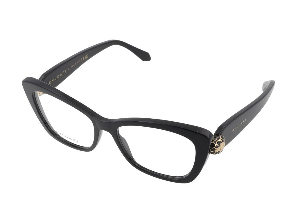 Bulgari Bv50074i Black Rectangular Frame Glasses