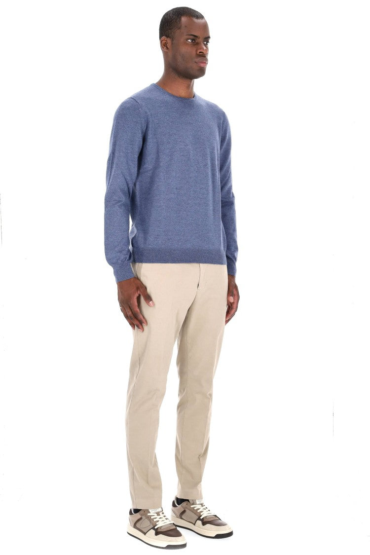 Barba Merino Wool Crewneck Sweater