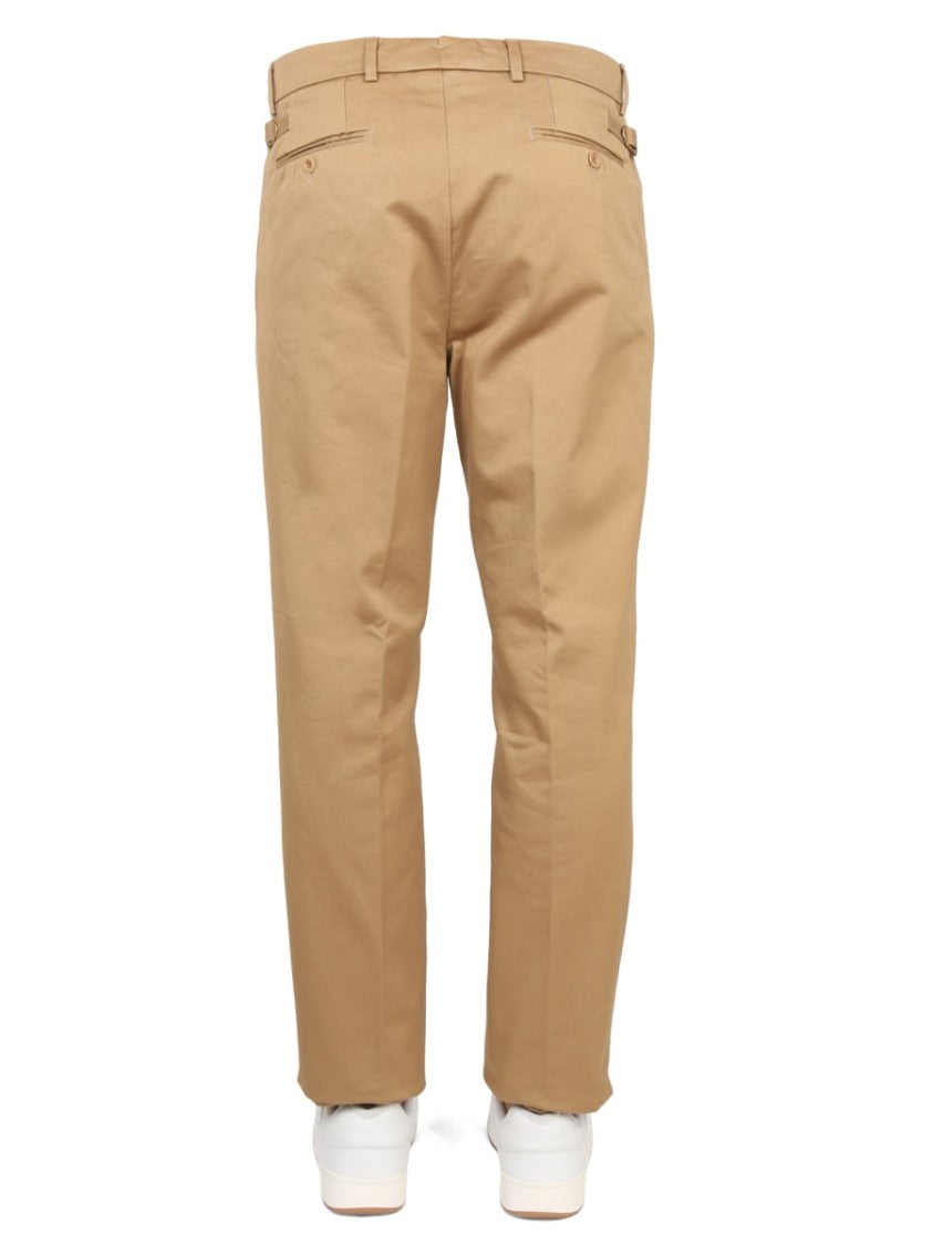 East Harbour Surplus Brown Chino Pants With Classic Straight-Leg Silhouette