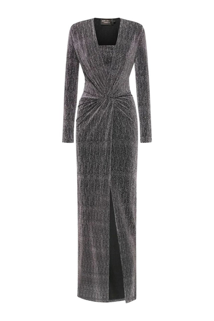 Simona Corsellini Multicolor Chiffon Maxi Dress