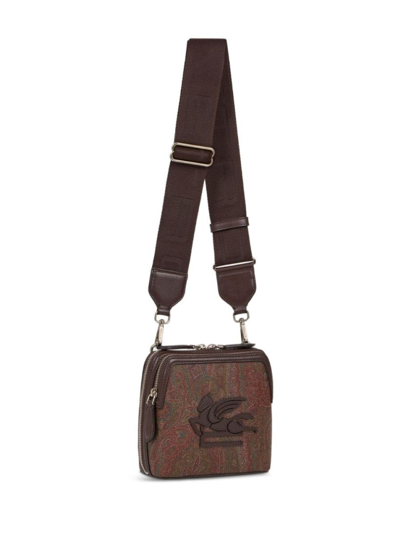 Etro Paisley Jacquard Cotton Shoulder Bag