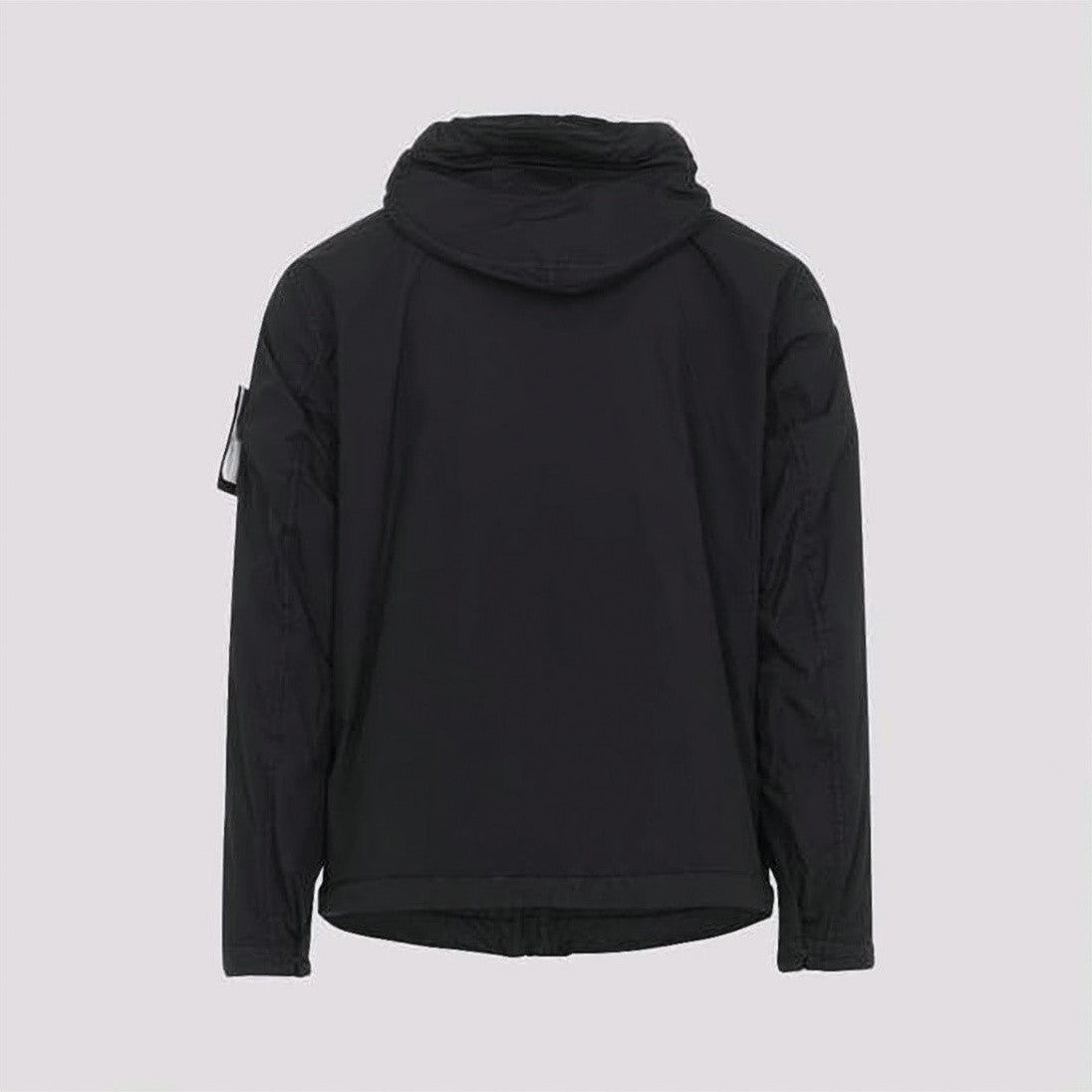 Stone Island Crinkled Nylon Hooded Jacket
