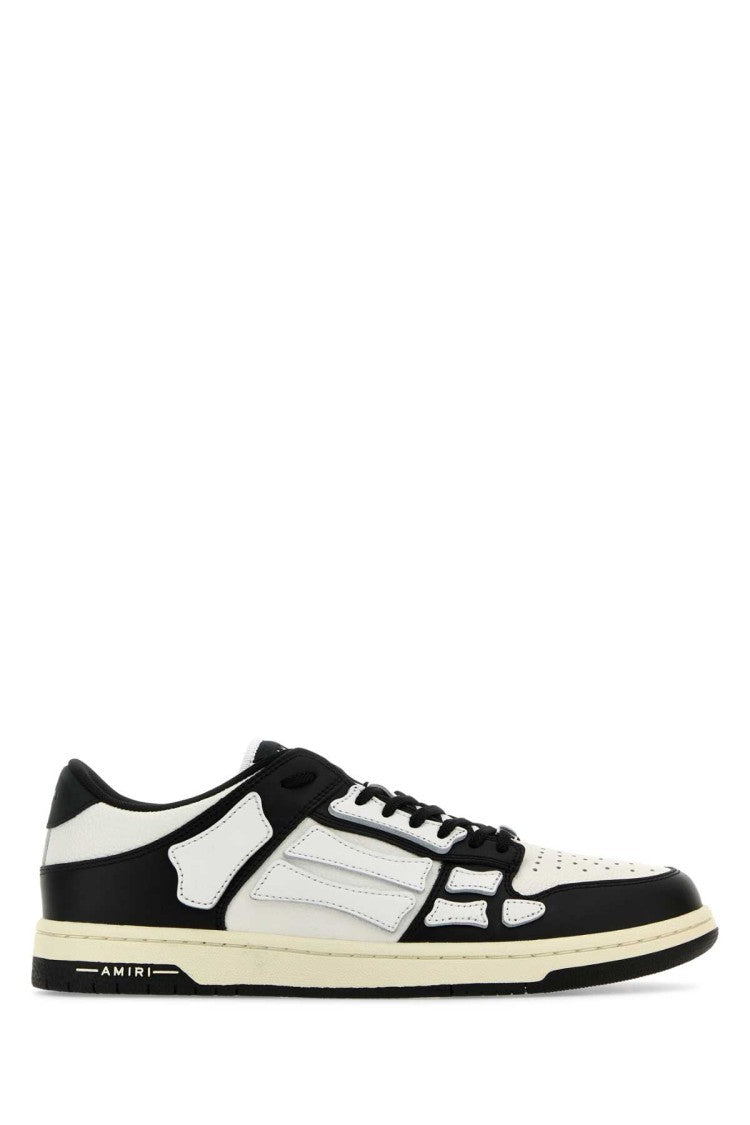 Amiri Two-Tone Leather Skel Sneakers