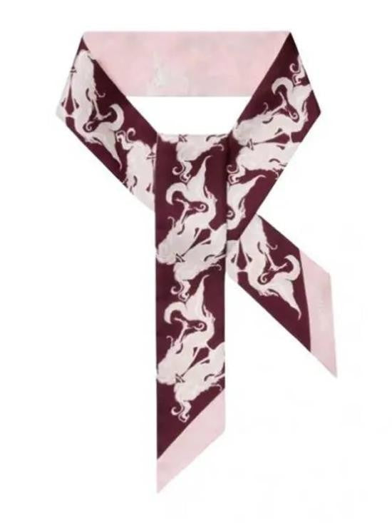 Valentino Garavani Silk Scarf With Abstract Pattern In Hues