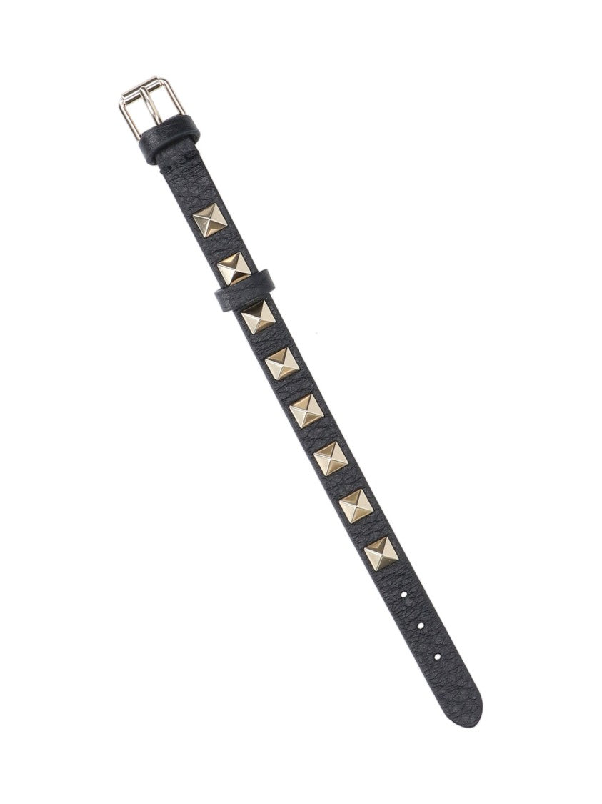 Valentino Garavani "Rockstud" Bracelet – Black