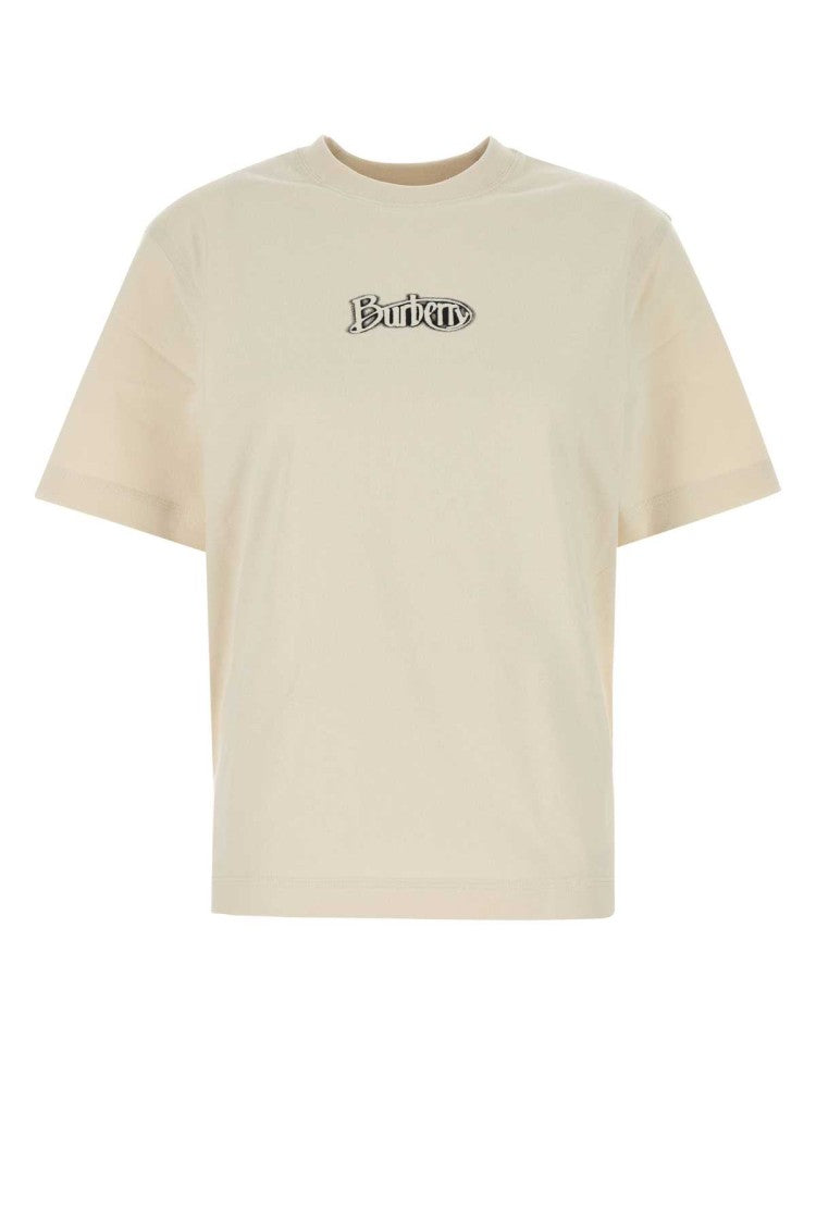 Burberry Sand Cotton T-Shirt