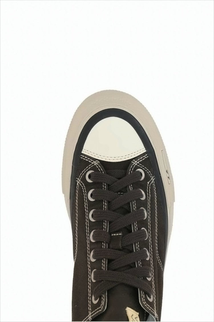 Visvim Low-Top Sneakers With Dark Cotton Upper
