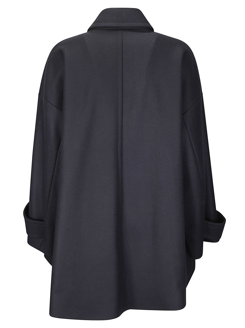 Alberto Biani Double-Breasted Wool Coat