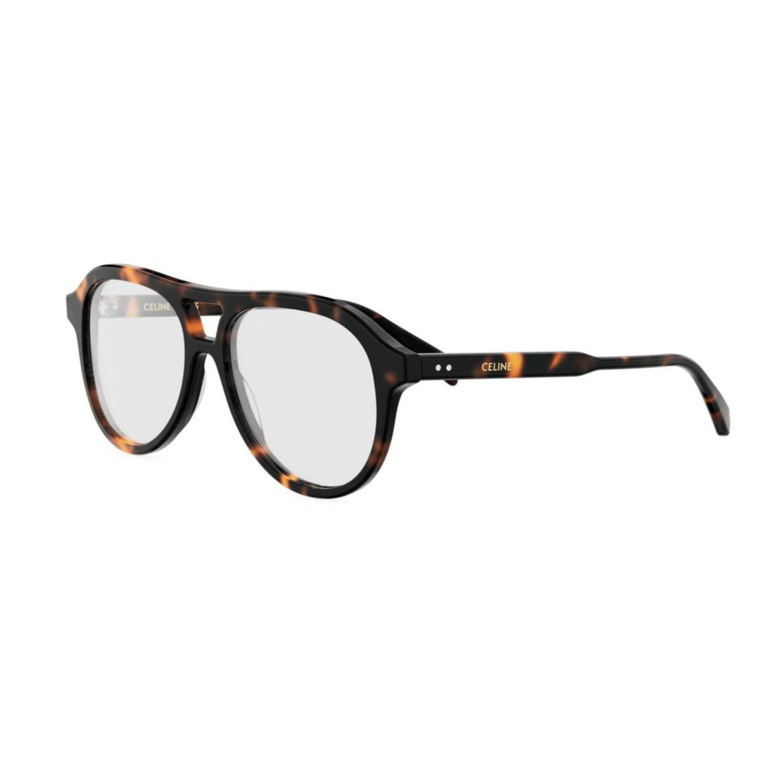 Celine Cl50168i Tortoiseshell Aviator Acetate Eyeglasses