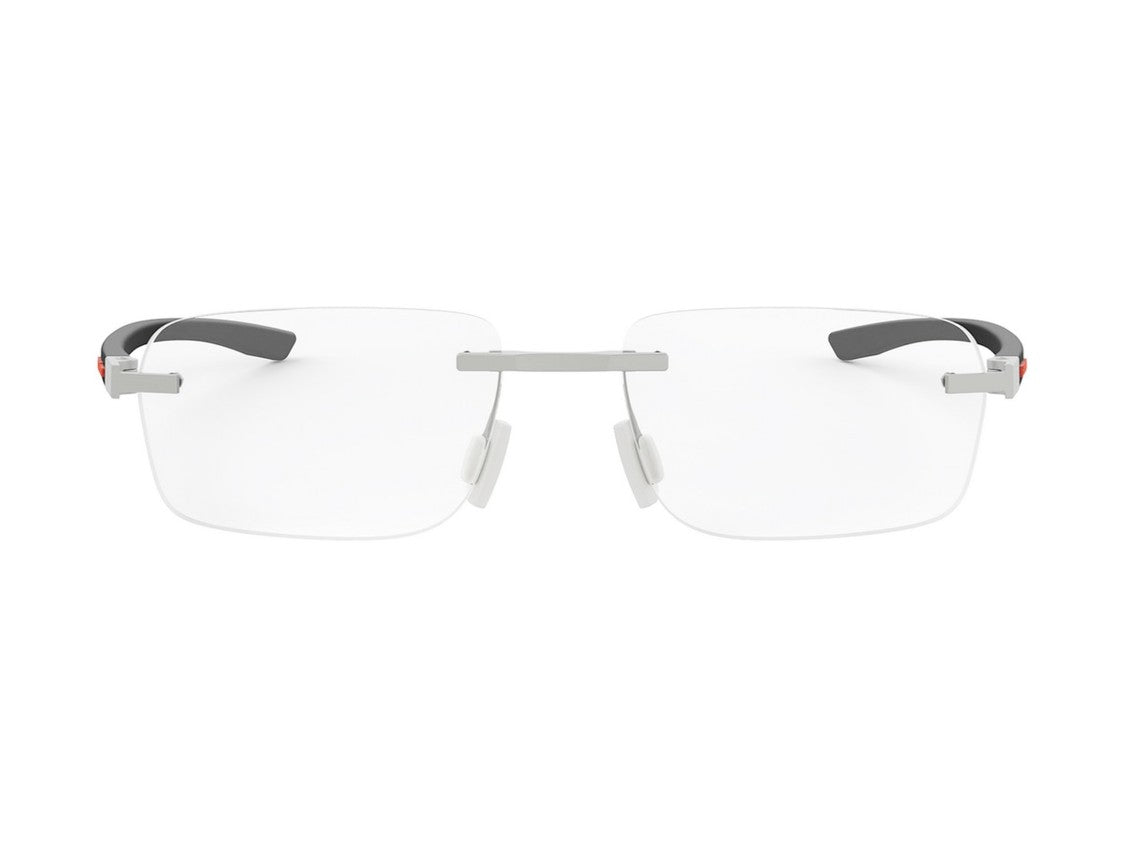 Tag Heuer Silver Th50030u Rimless Rectangular Eyeglasses