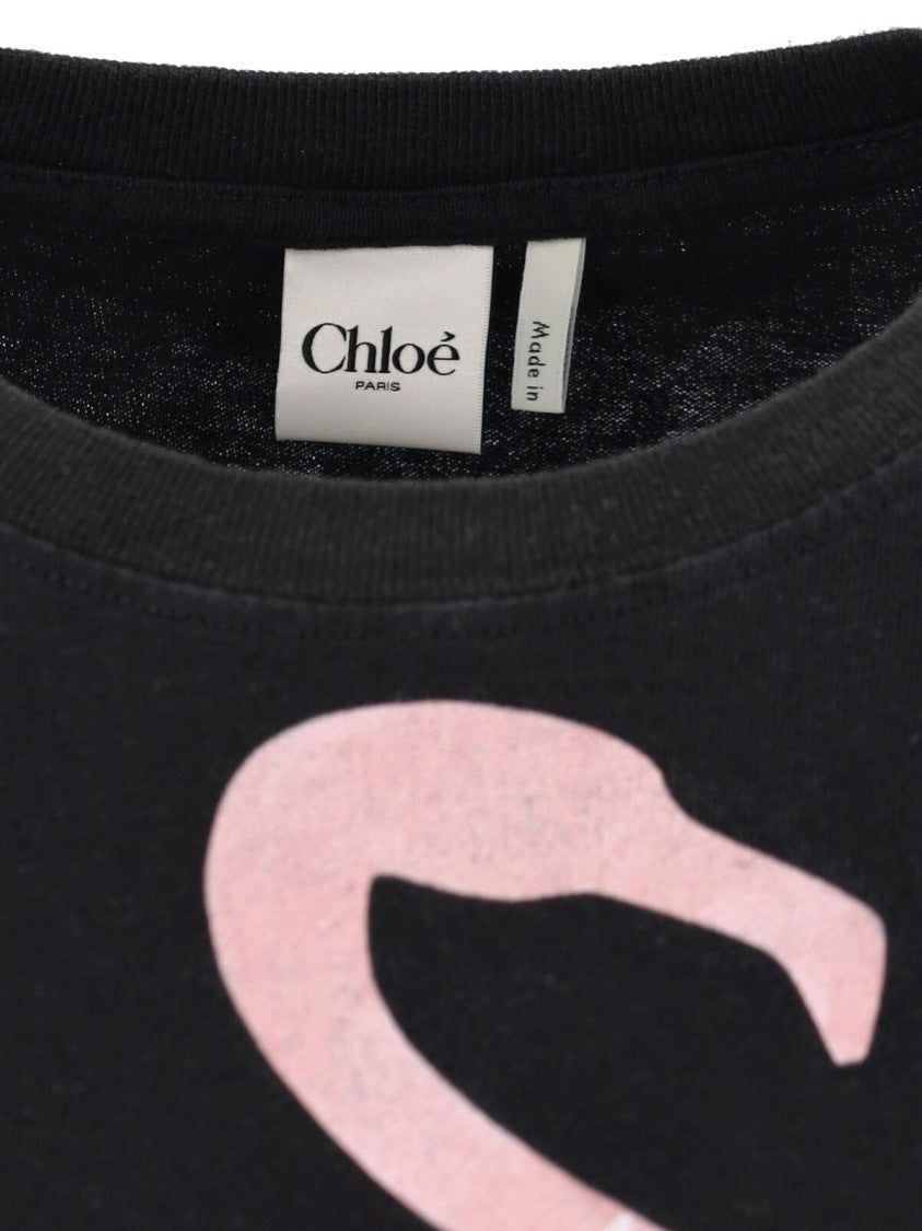 Chloé Logo T-Shirt – Black