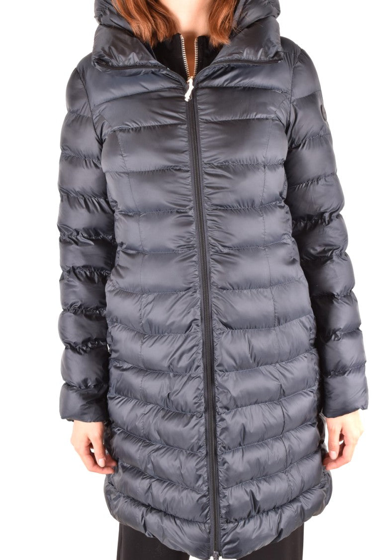 Geospirit Quilted Blue Geospirit Jacket With Hood