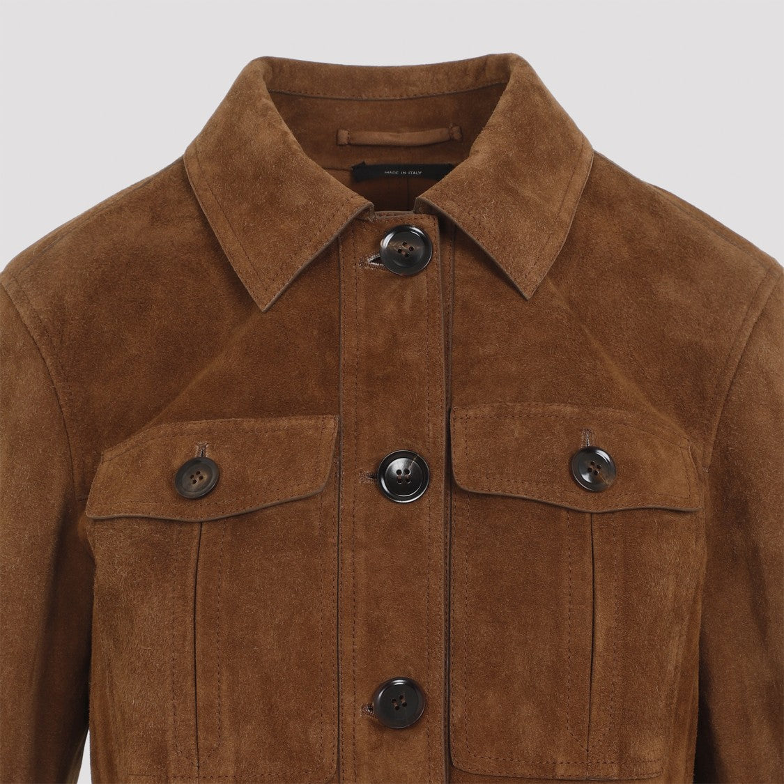 Tom Ford Brown Suede Calf Leather