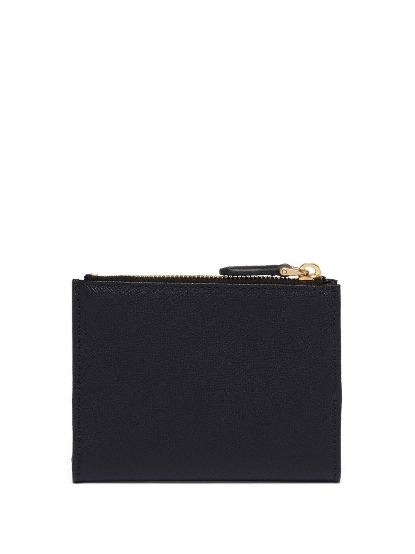 Prada Black Saffiano Leather Small Wallet