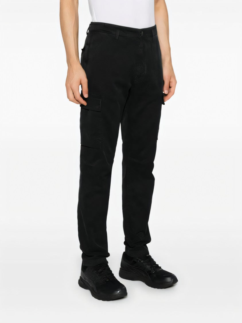 Stone Island Straight-Leg Cargo Pants With Flap Pockets