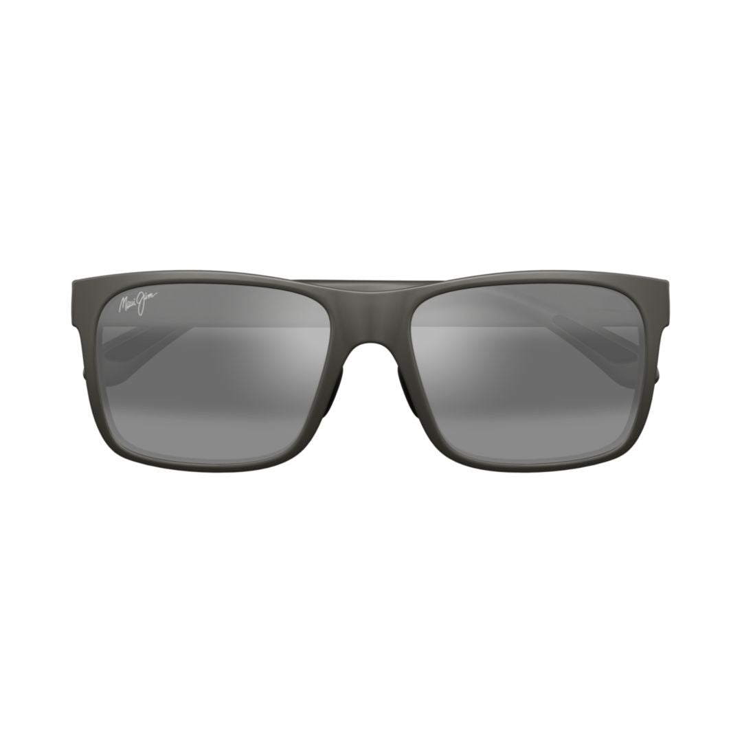 Maui Jim Red Sands Rectangular Frame Sunglasses With Matte Finish