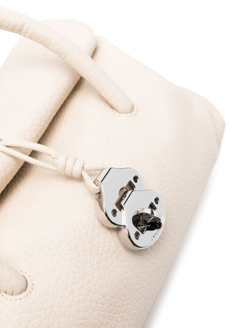 Zanellato Light Pink Studded Trim Shoulder Bag