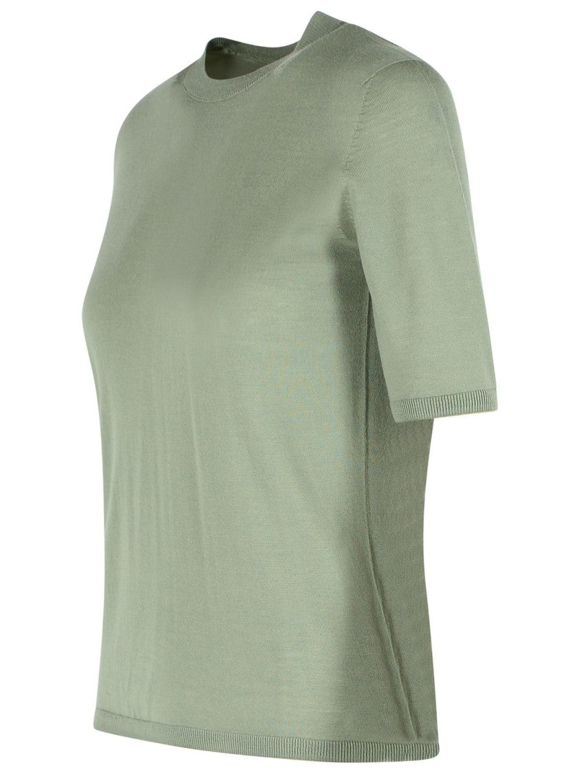 Max Mara 'Gerico' Green Virgin Wool Sweater