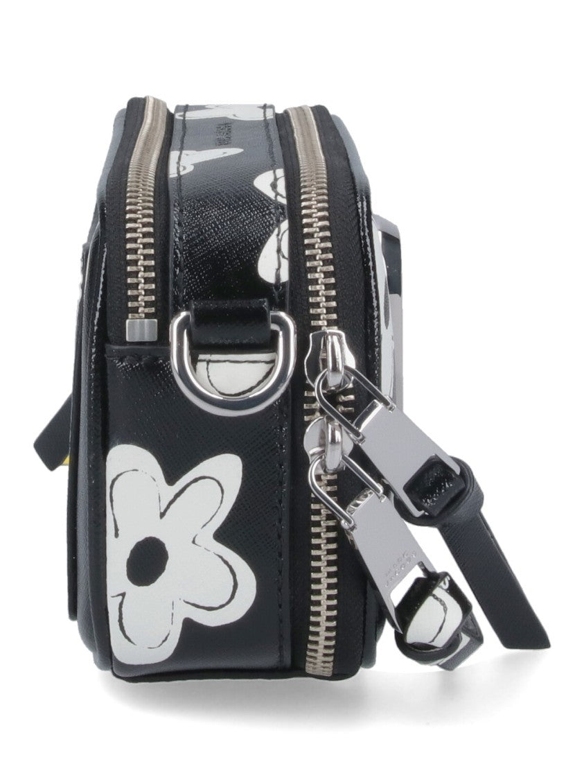 Marc Jacobs The Daisy Snapshot' Crossbody – Black/Floral