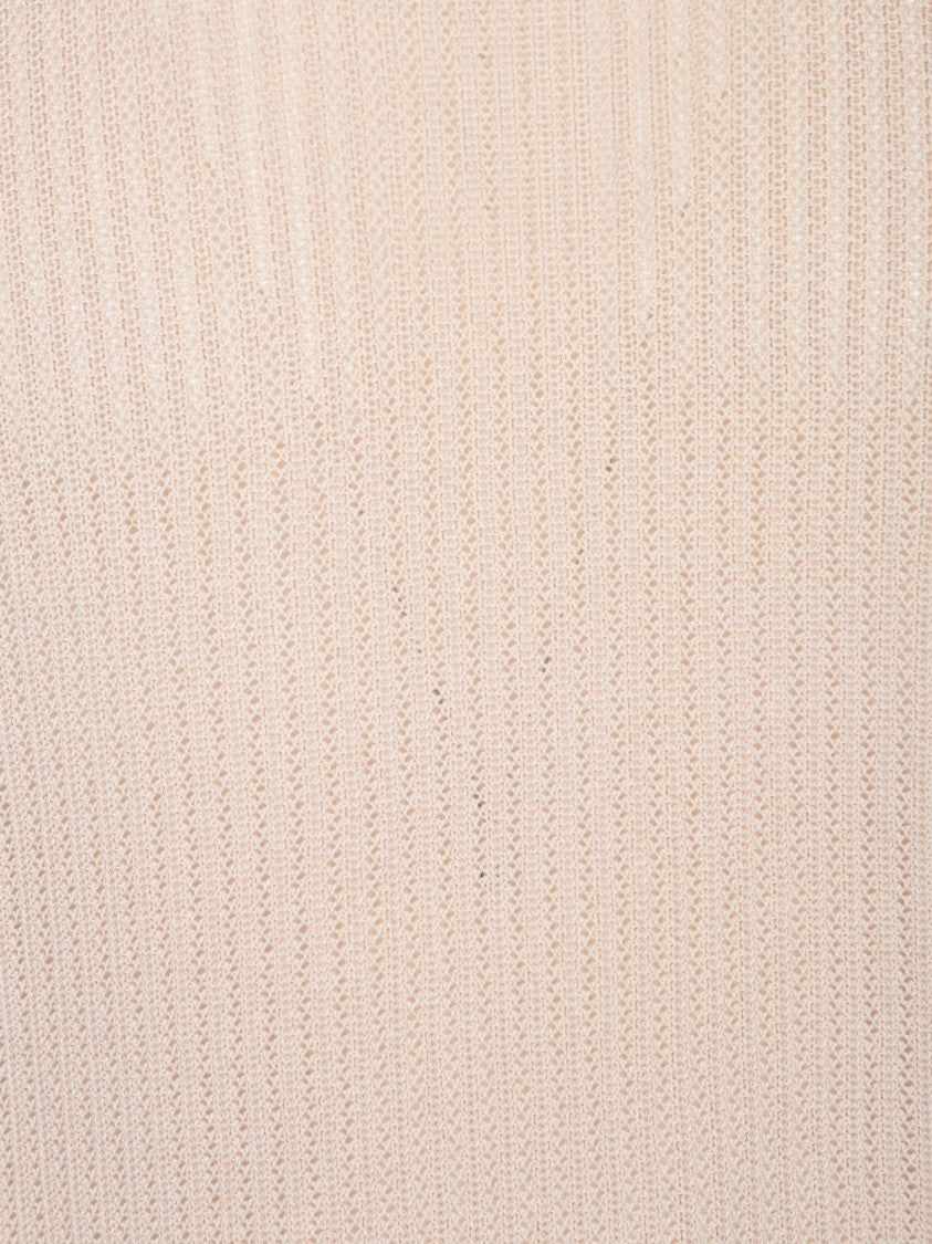 Dell'oglio Textured Crochet T-Shirt