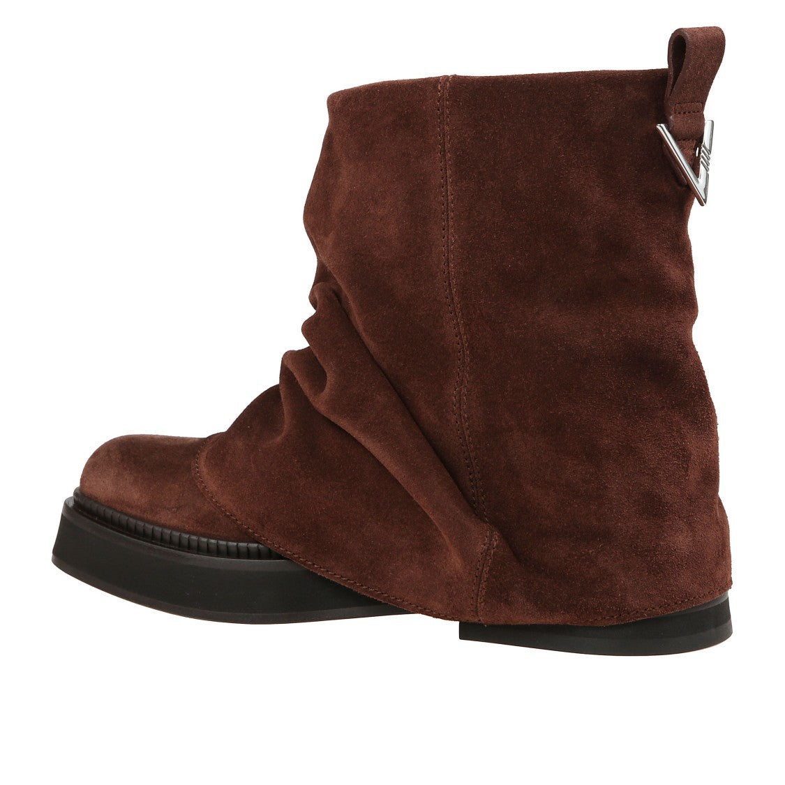 The Attico Mini Combat Boots With Edgy Design