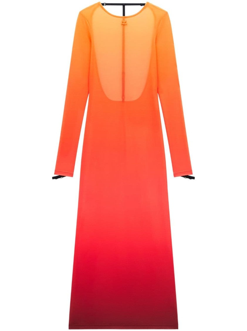 Courrèges Sunset Gradient Midi Dress