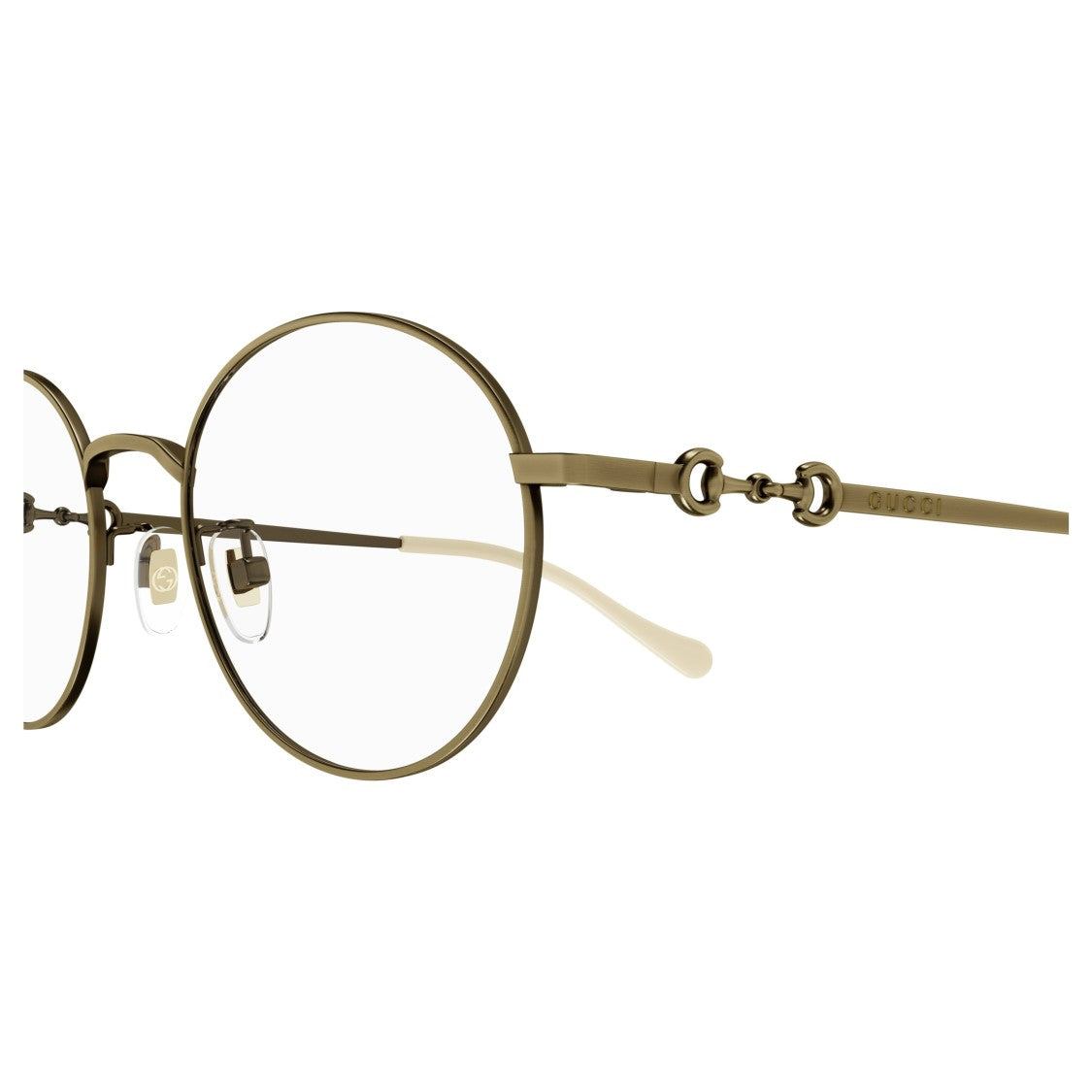 Gucci Gg1228oj Round Titanium Eyeglasses