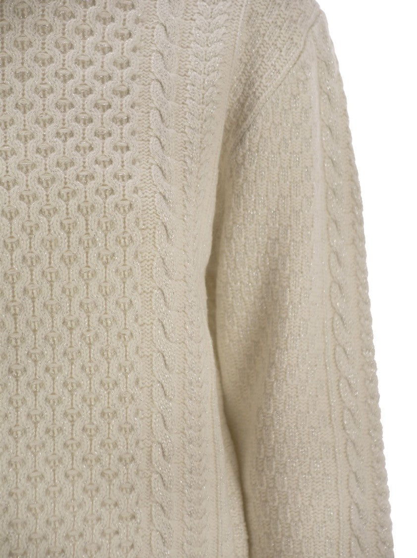 Fabiana Filippi Platinum Fisherman Jersey With Lurex