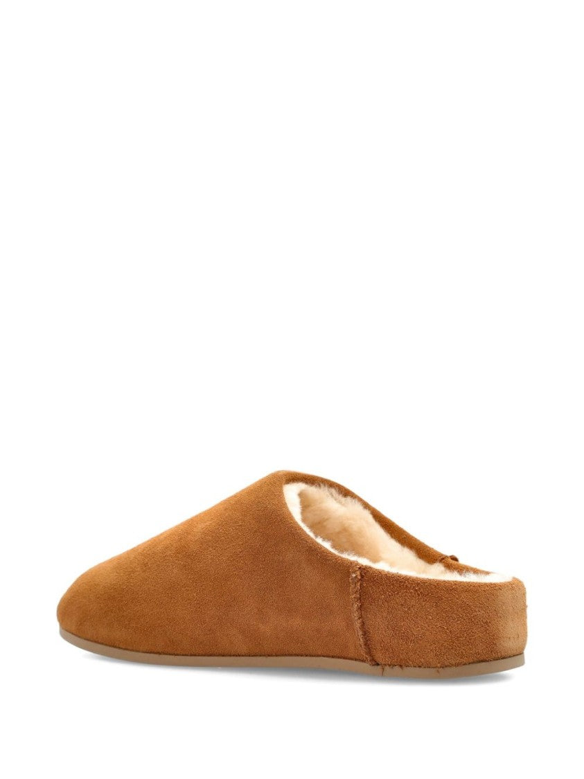 Ugg Slip-On Sandals With Shearling Lining