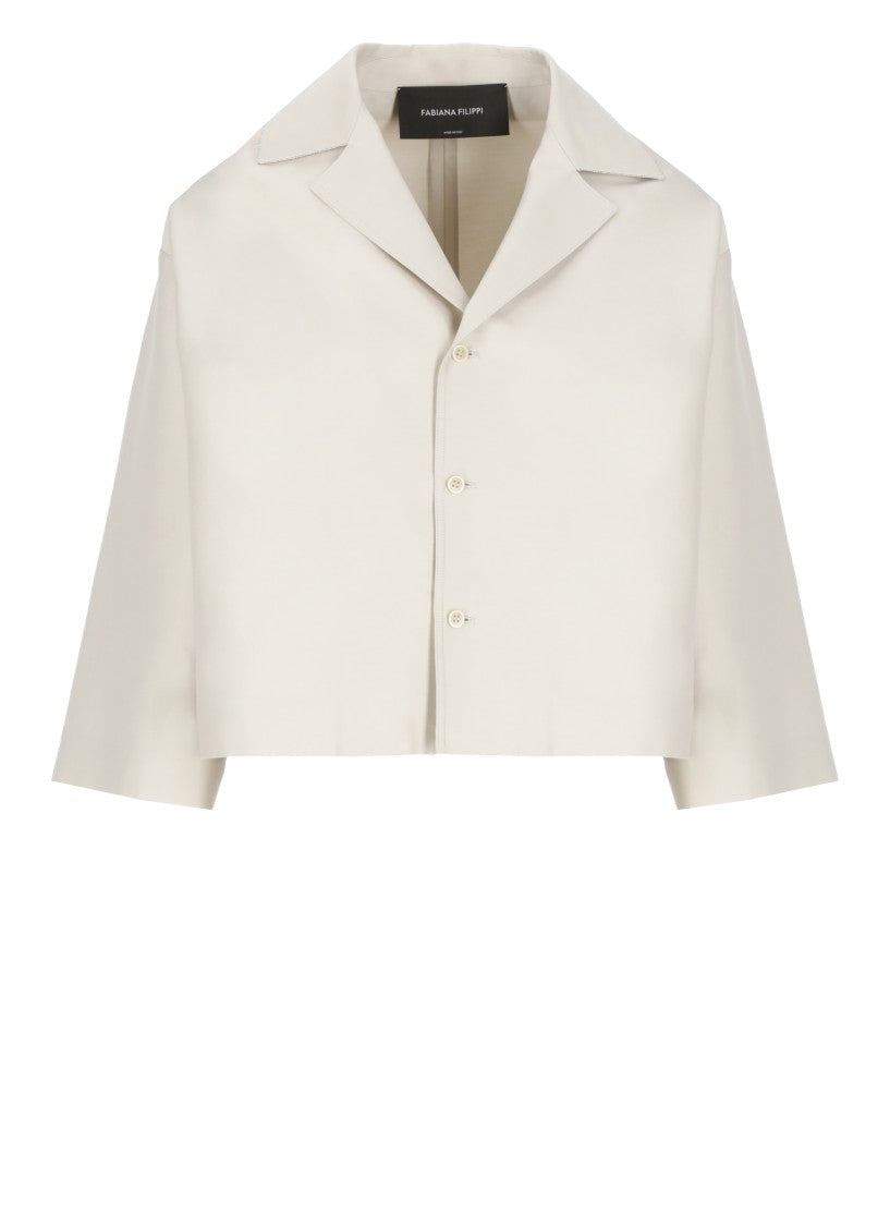 Fabiana Filippi Cotton-Silk Blazer