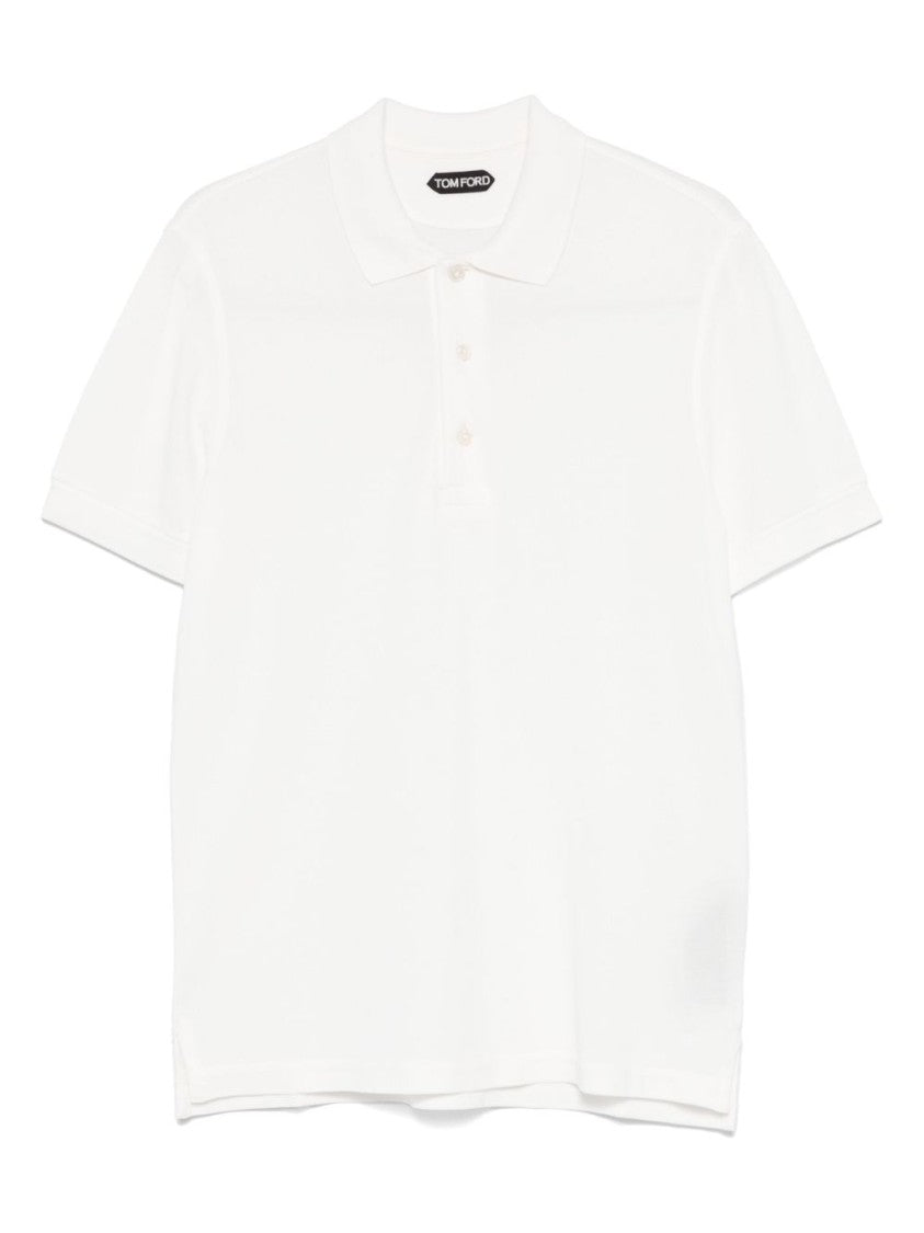 Tom Ford Polo Shirt With Front Button Placket
