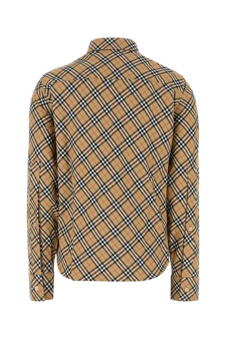 Burberry Embroidered Twill Shirt