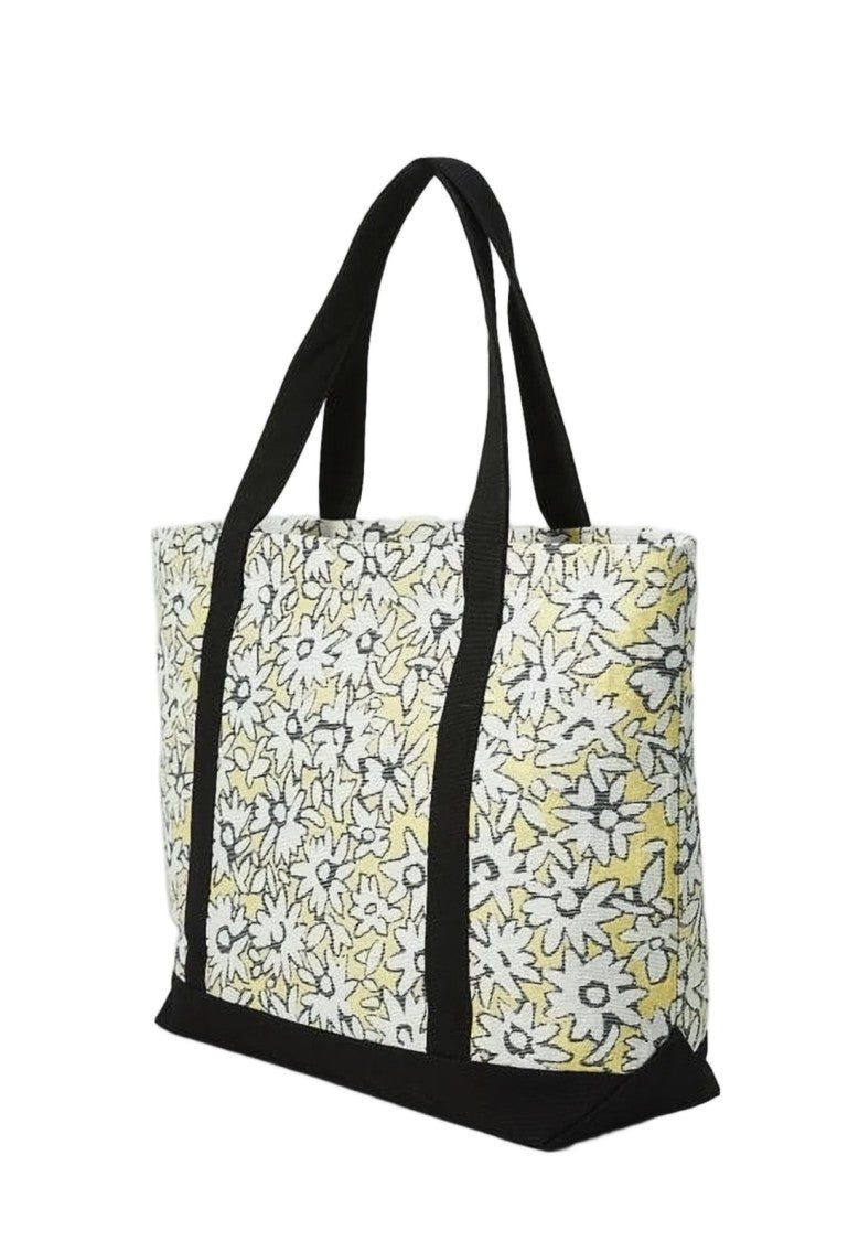 Maison Kitsuné Medium Floral Pattern Tote Bag