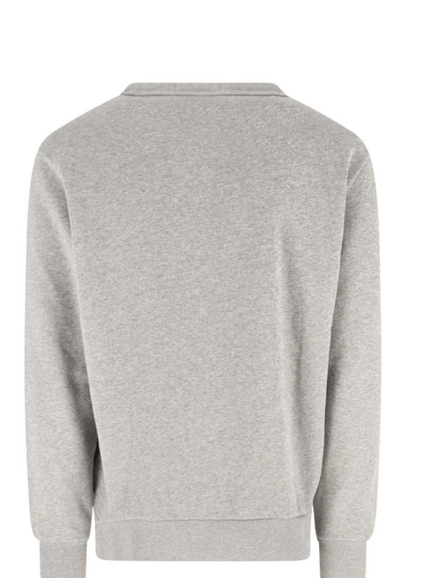 Polo Ralph Lauren Bold Embroidered Logo Cotton Crewneck Sweatshirt