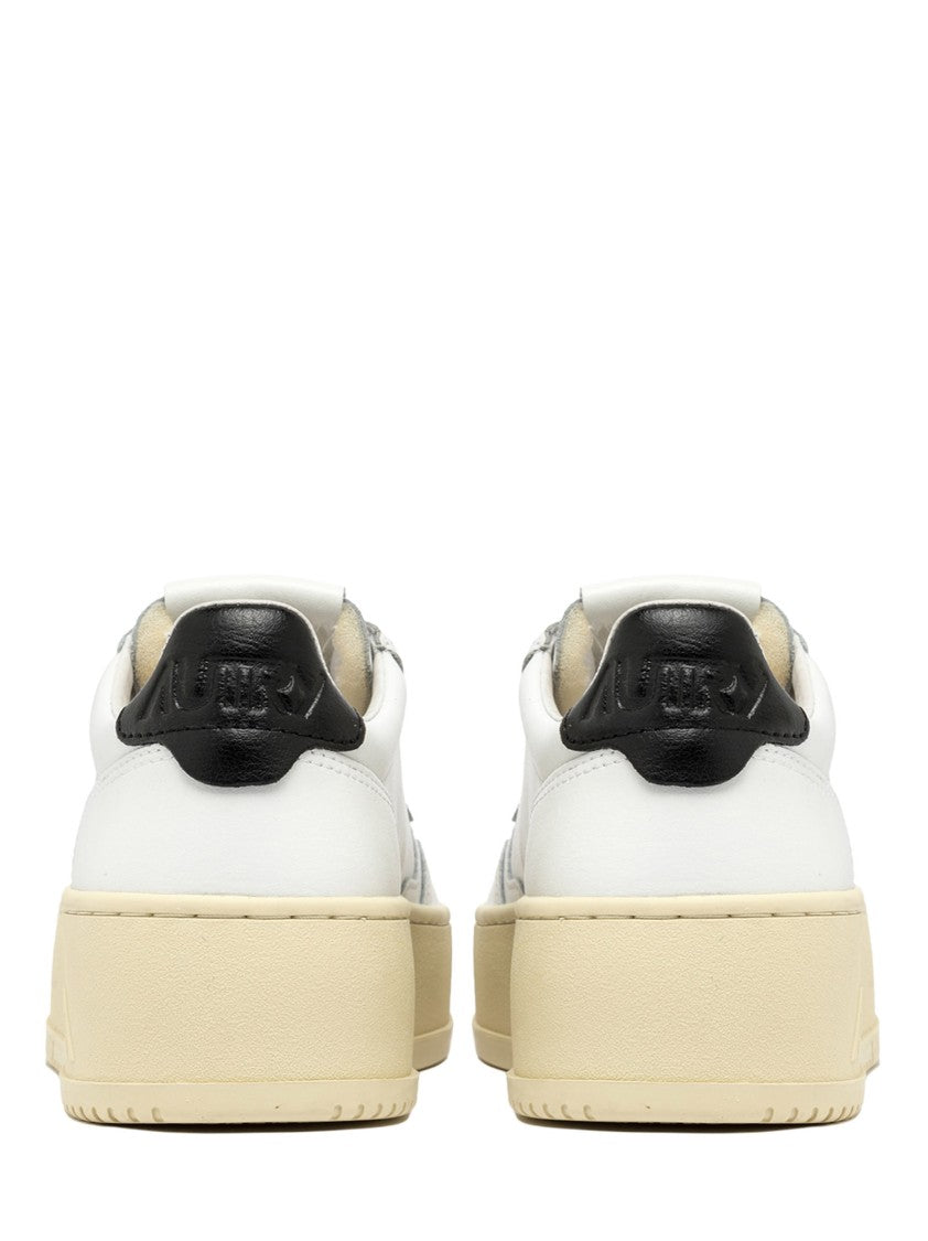 Autry Chunky Sole White Calfskin Sneakers