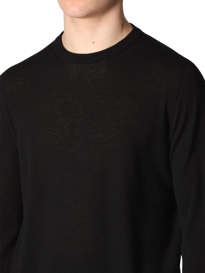 Roberto Collina Merino Wool-Cashmere Crewneck Sweater